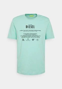Promo 🔥 Diesel Print T-shirt - Mint 👏